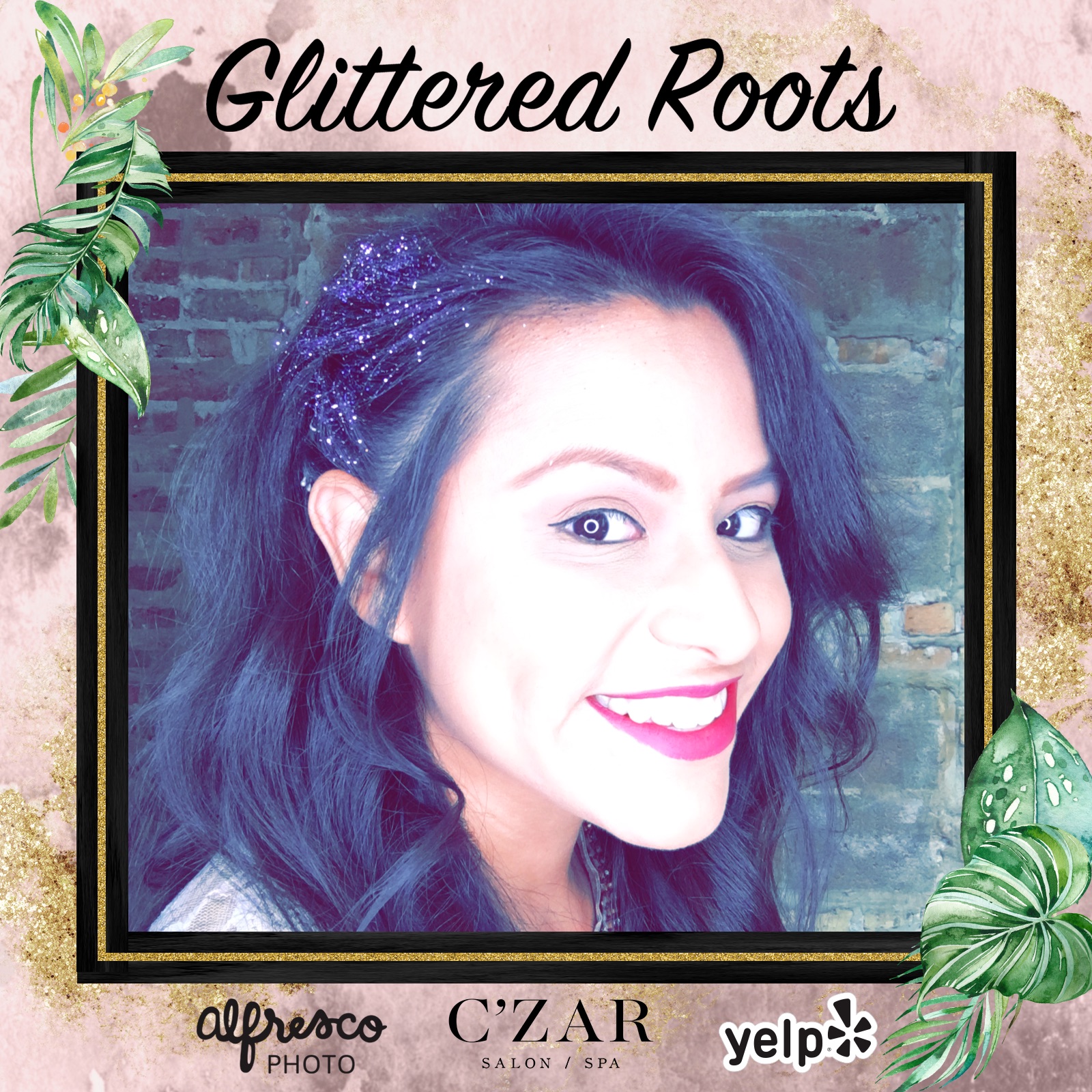 Yelp Elite: Glittered Roots | View more photos from the event at events.alfrescophoto.com/u/AlfrescoPhoto/Yelp-Elite-Glittered-Roots
